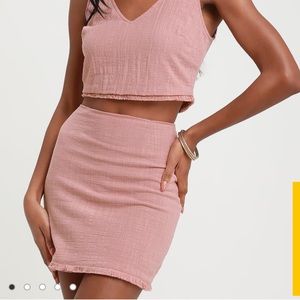 Lulu’s Pink Mini Skirt 👑